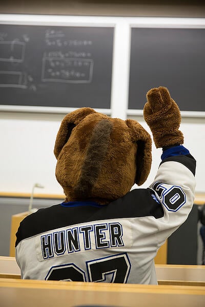 Hunter in class