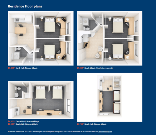 Residence floor plans