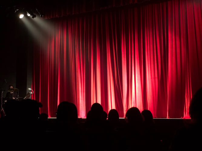 Stage at theater