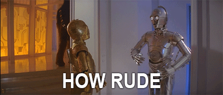 How rude Star Wars gif