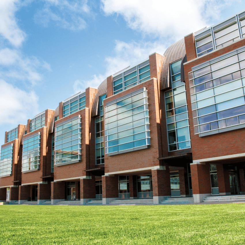 Buildings in Polonsky Commons at Ontario Tech