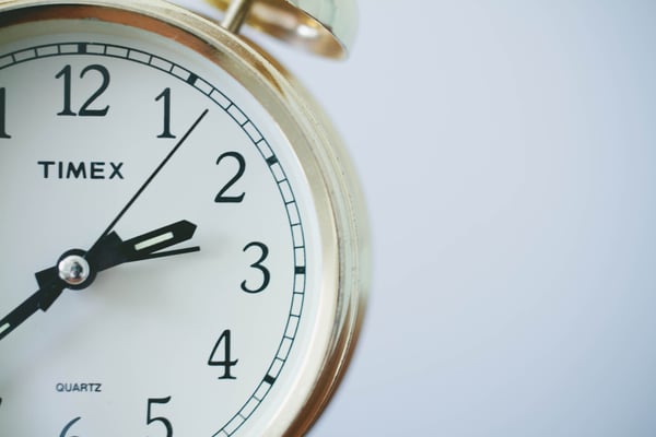 close up of a face of a clock.