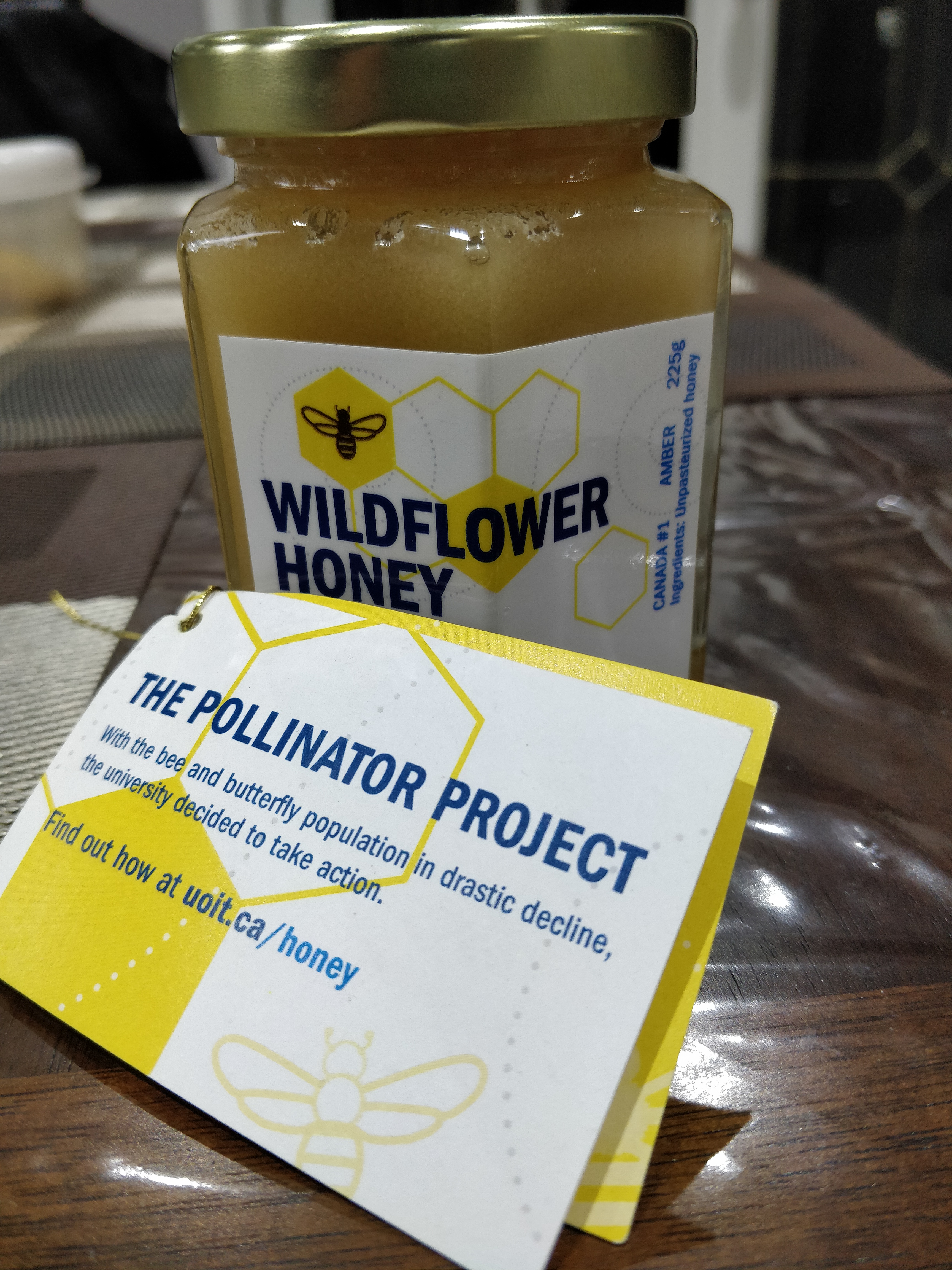 Ontario Tech's wildflower honey