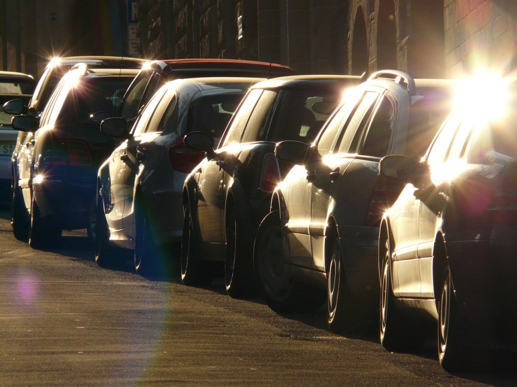 Parallel parked cars